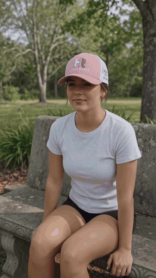 Girls 3D Embroidered HR Hat